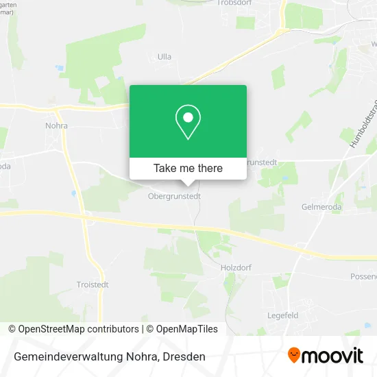 Карта Gemeindeverwaltung Nohra