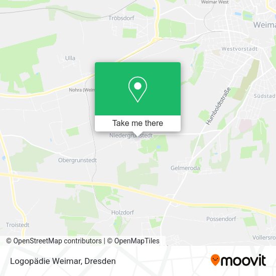 Карта Logopädie Weimar
