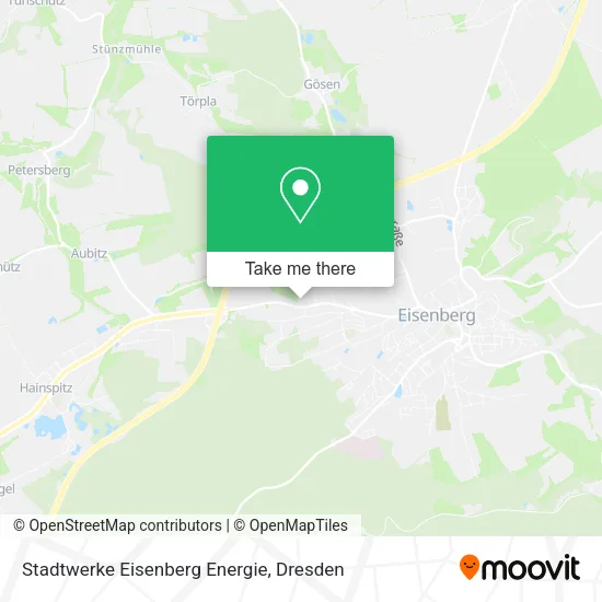 Карта Stadtwerke Eisenberg Energie