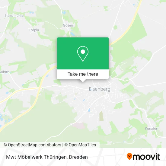 Карта Mwt Möbelwerk Thüringen