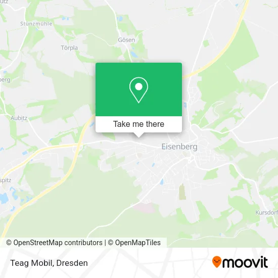 Карта Teag Mobil