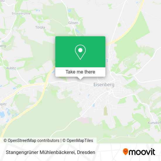 Карта Stangengrüner Mühlenbäckerei