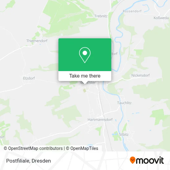 Postfiliale map