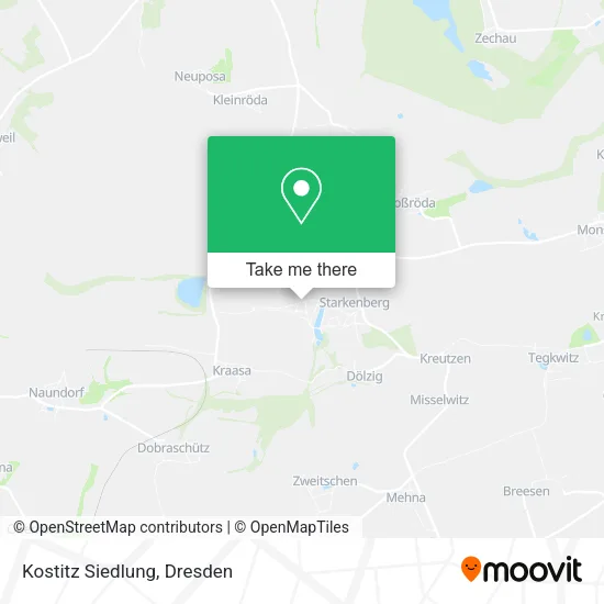 Карта Kostitz Siedlung