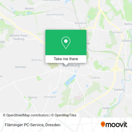 Карта Fläminger PC-Service