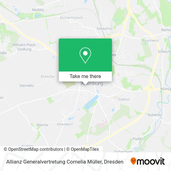 Карта Allianz Generalvertretung Cornelia Müller