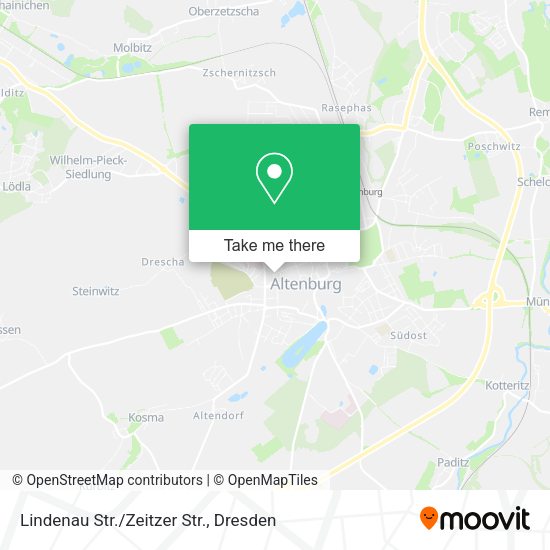 Lindenau Str./Zeitzer Str. map