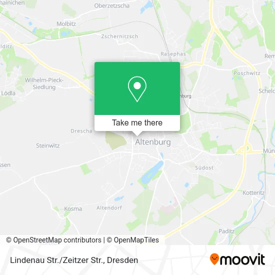 Lindenau Str./Zeitzer Str. map