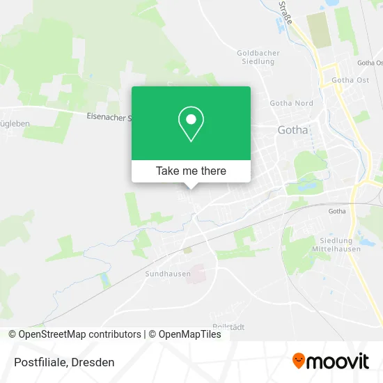 Карта Postfiliale