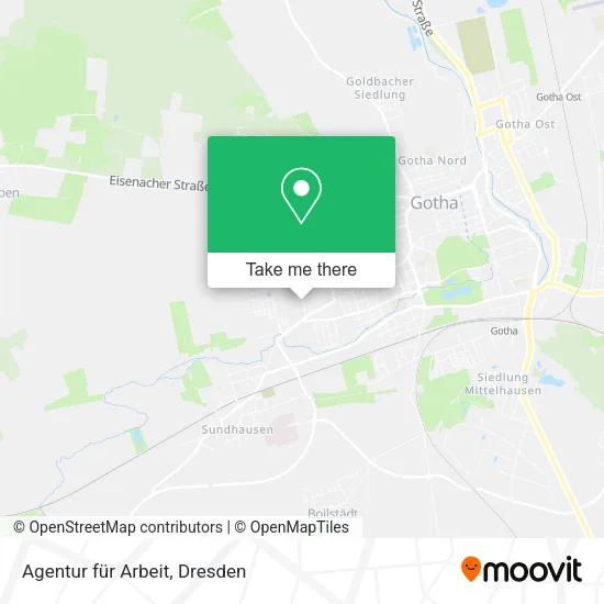 Карта Agentur für Arbeit