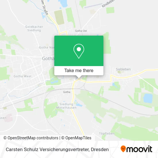 Карта Carsten Schulz Versicherungsvertreter
