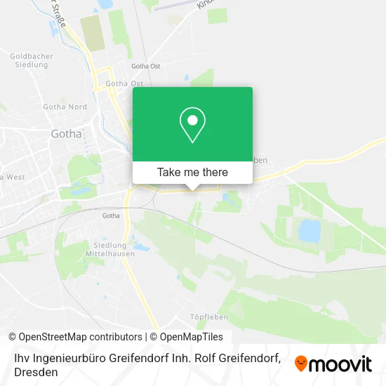 Карта Ihv Ingenieurbüro Greifendorf Inh. Rolf Greifendorf