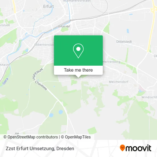 Карта Zzst Erfurt Umsetzung