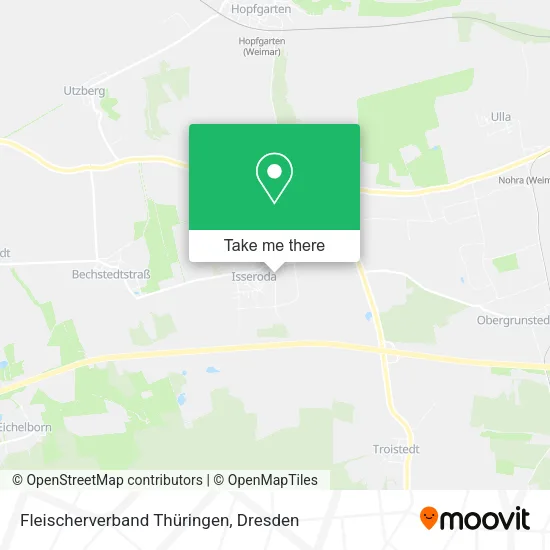 Fleischerverband Thüringen map