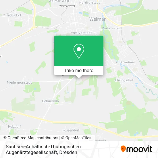 Карта Sachsen-Anhaltisch-Thüringischen Augenärztegesellschaft