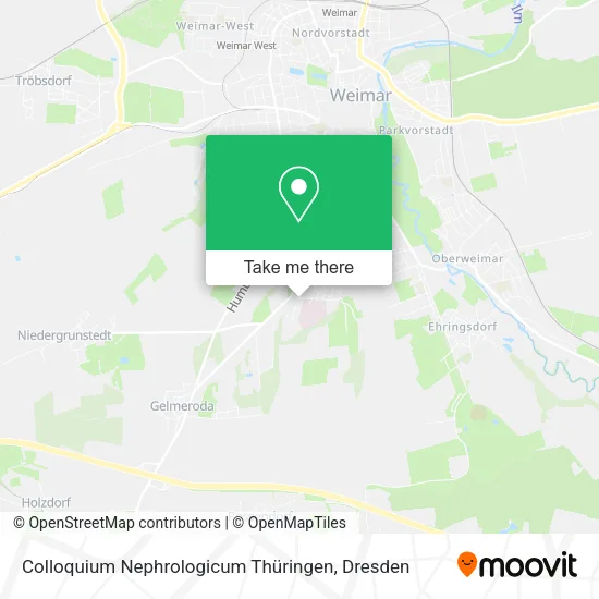Карта Colloquium Nephrologicum Thüringen