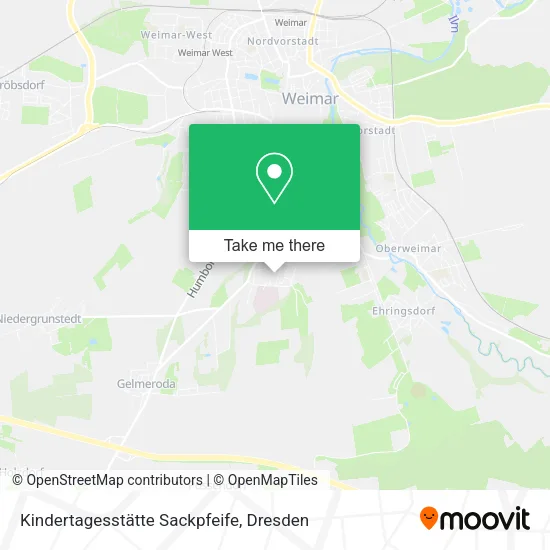 Карта Kindertagesstätte Sackpfeife