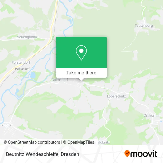 Карта Beutnitz Wendeschleife