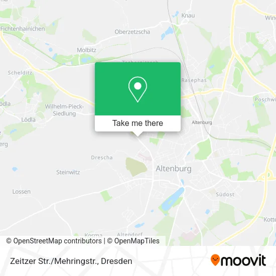 Карта Zeitzer Str./Mehringstr.