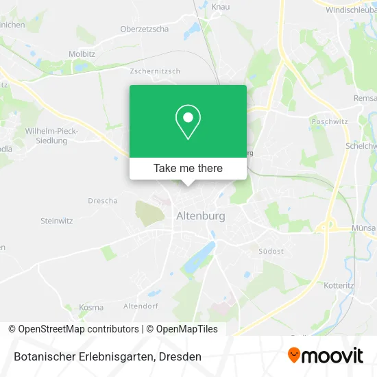 Карта Botanischer Erlebnisgarten