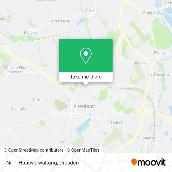 Карта Nr. 1 Hausverwaltung