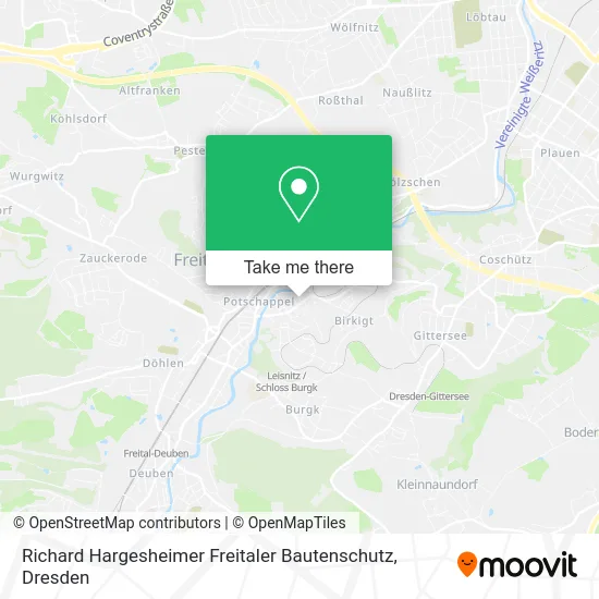 Richard Hargesheimer Freitaler Bautenschutz map