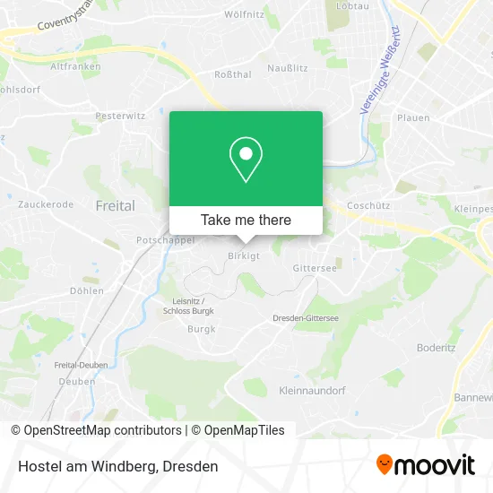 Карта Hostel am Windberg
