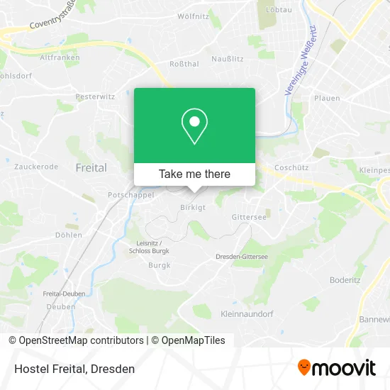 Карта Hostel Freital
