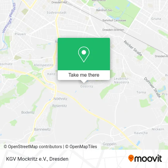 Карта KGV Mockritz e.V.