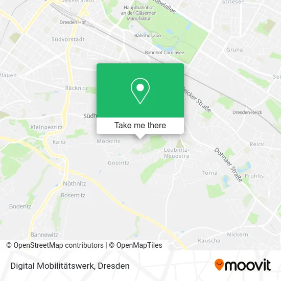 Карта Digital Mobilitätswerk
