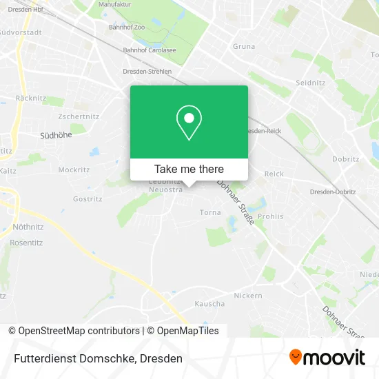 Карта Futterdienst Domschke