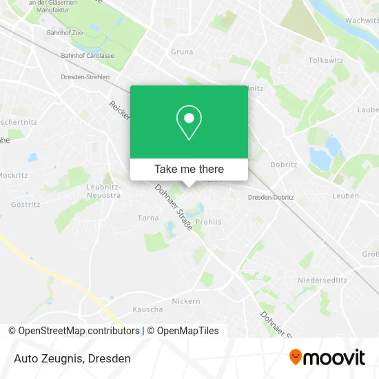 Карта Auto Zeugnis