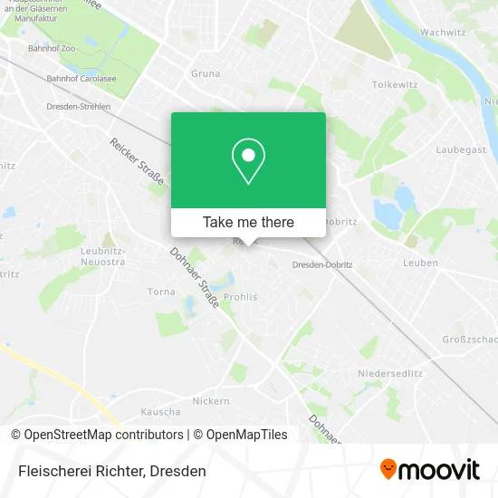 Карта Fleischerei Richter