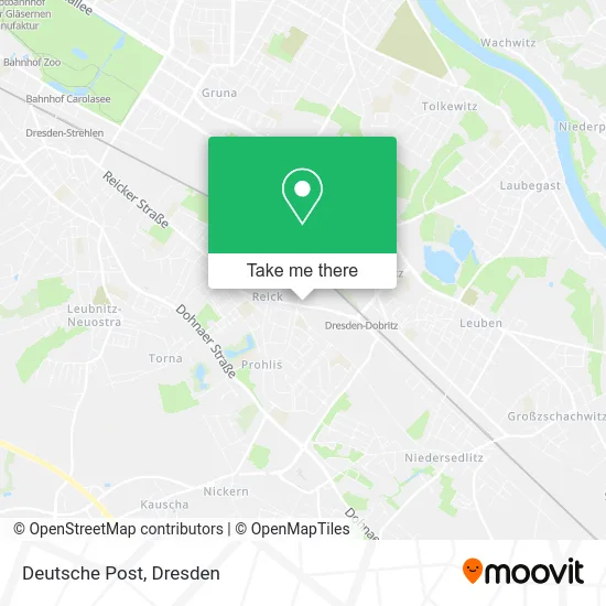 Карта Deutsche Post