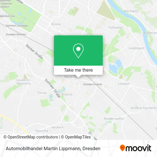 Карта Automobilhandel Martin Lippmann