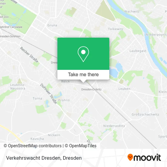 Карта Verkehrswacht Dresden