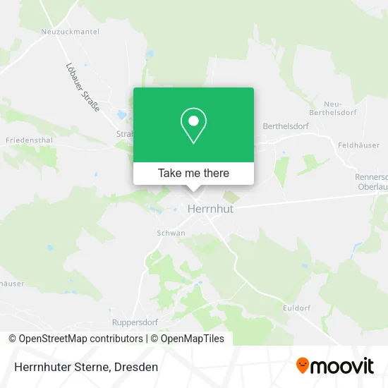 Карта Herrnhuter Sterne