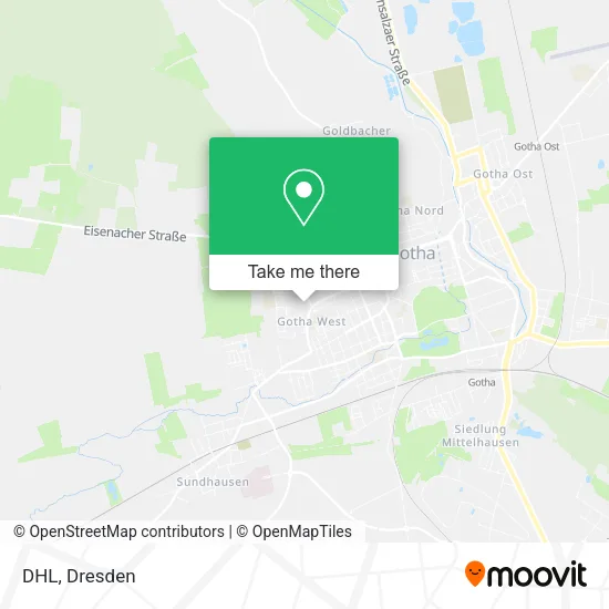 Карта DHL
