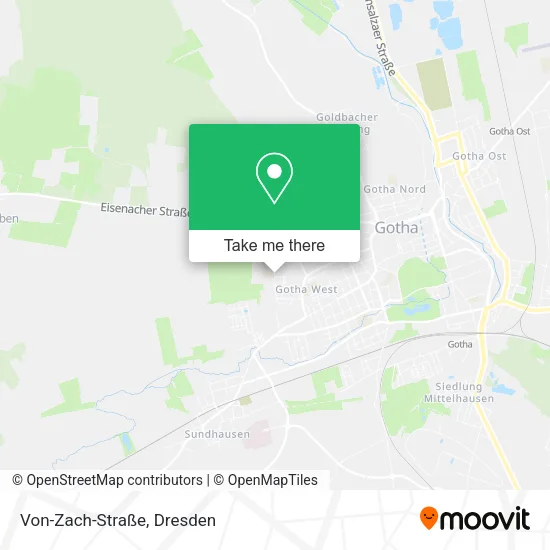 Карта Von-Zach-Straße