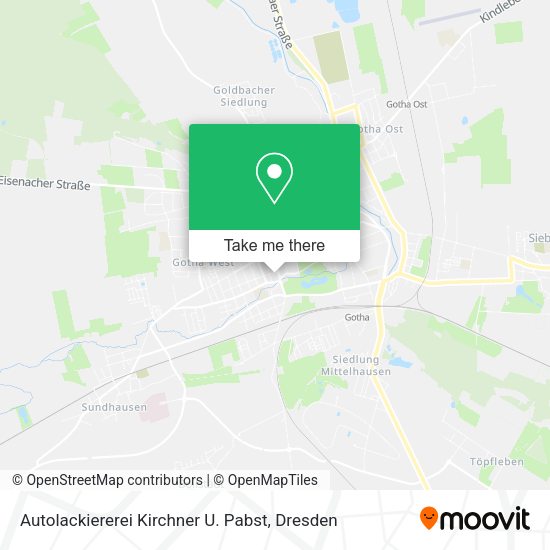 Карта Autolackiererei Kirchner U. Pabst