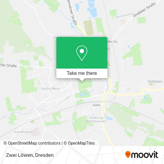 Карта Zwei Löwen