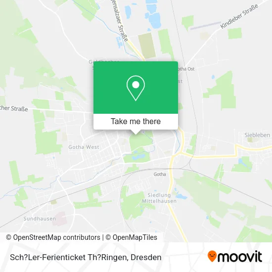 Карта Sch?Ler-Ferienticket Th?Ringen