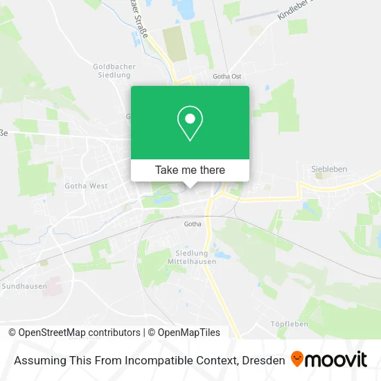 Карта Assuming This From Incompatible Context