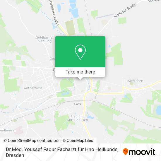 Dr.Med. Youssef Faour Facharzt für Hno Heilkunde map