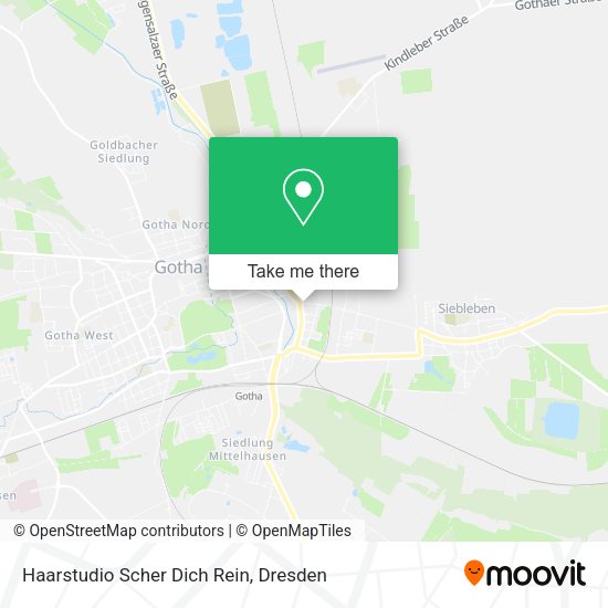 Карта Haarstudio Scher Dich Rein