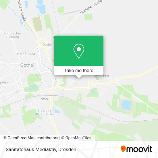 Карта Sanitätshaus Mediaktiv