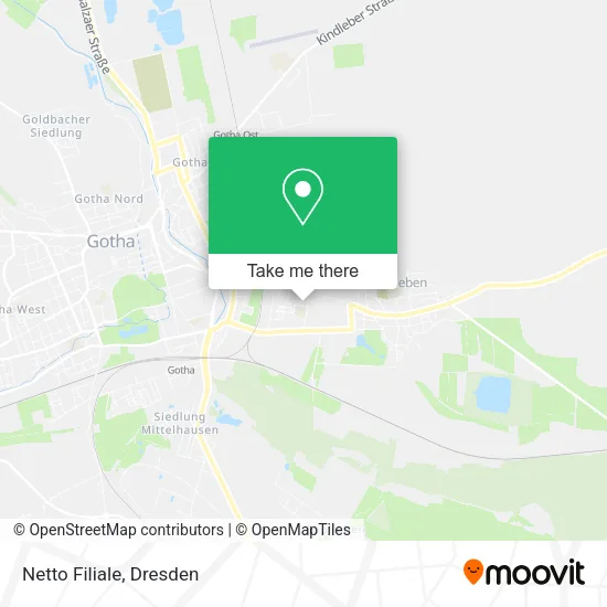 Карта Netto Filiale