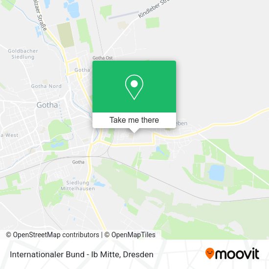 Карта Internationaler Bund - Ib Mitte