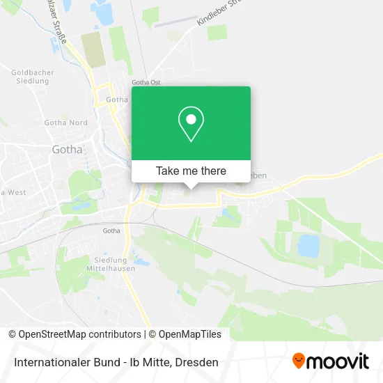 Карта Internationaler Bund - Ib Mitte