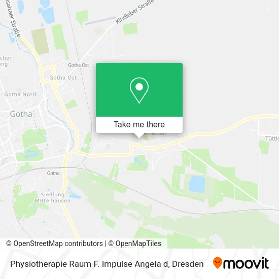Карта Physiotherapie Raum F. Impulse Angela d